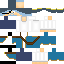 Minecraft skin texture, 64x64 pixels