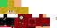 Minecraft skin texture, 64x32 legacy pixels