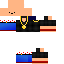 Minecraft skin texture, 64x64 pixels