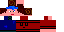 Minecraft skin texture, 64x32 legacy pixels