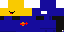 Minecraft skin texture, 64x32 legacy pixels