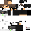 Minecraft skin texture, 64x64 pixels