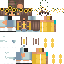 Minecraft skin texture, 64x64 pixels