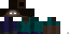 Minecraft skin texture, 64x32 legacy pixels