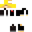 Minecraft skin texture, 64x64 pixels