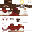 Minecraft skin texture, 64x64 pixels