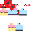 Minecraft skin texture, 64x64 pixels