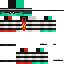 Minecraft skin texture, 64x64 pixels