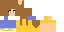 Minecraft skin texture, 64x32 legacy pixels