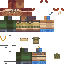 Minecraft skin texture, 64x64 pixels