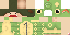 Minecraft skin texture, 64x32 legacy pixels