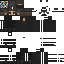 Minecraft skin texture, 64x64 pixels