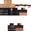 Minecraft skin texture, 64x64 pixels