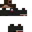 Minecraft skin texture, 64x64 pixels