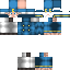 Minecraft skin texture, 64x64 pixels