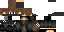 Minecraft skin texture, 64x32 legacy pixels
