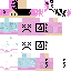 Minecraft skin texture, 64x64 pixels