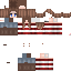 Minecraft skin texture, 64x64 pixels
