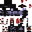 Minecraft skin texture, 64x64 pixels