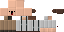 Minecraft skin texture, 64x32 legacy pixels