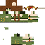 Minecraft skin texture, 64x64 pixels