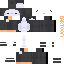 Minecraft skin texture, 64x64 pixels
