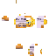 Minecraft skin texture, 64x64 pixels