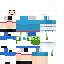 Minecraft skin texture, 64x64 pixels