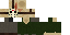 Minecraft skin texture, 64x32 legacy pixels