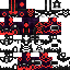 Minecraft skin texture, 64x64 pixels