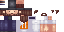 Minecraft skin texture, 64x32 legacy pixels