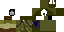 Minecraft skin texture, 64x32 legacy pixels