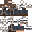 Minecraft skin texture, 64x64 pixels