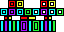 Minecraft skin texture, 64x32 legacy pixels