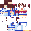 Minecraft skin texture, 64x64 pixels