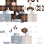 Minecraft skin texture, 64x64 pixels