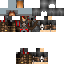 Minecraft skin texture, 64x64 pixels