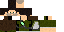 Minecraft skin texture, 64x32 legacy pixels