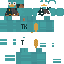 Minecraft skin texture, 64x64 pixels