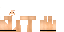 Minecraft skin texture, 64x32 legacy pixels