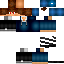 Minecraft skin texture, 64x64 pixels