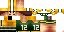 Minecraft skin texture, 64x32 legacy pixels