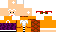 Minecraft skin texture, 64x32 legacy pixels