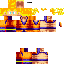 Minecraft skin texture, 64x64 pixels