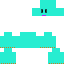 Minecraft skin texture, 64x64 pixels