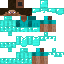 Minecraft skin texture, 64x64 pixels