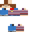 Minecraft skin texture, 64x64 pixels