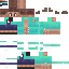 Minecraft skin texture, 64x64 pixels