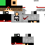 Minecraft skin texture, 64x64 pixels