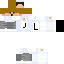 Minecraft skin texture, 64x64 pixels